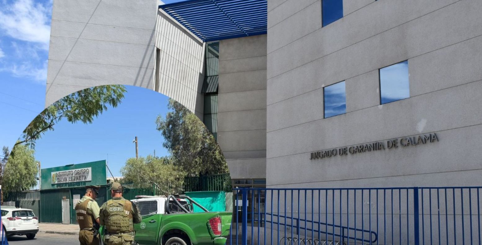 Tribunal de Calama amplió 72 horas la detención de imputado por fatal ataque en el Instituto Silva Lezaeta de Calama