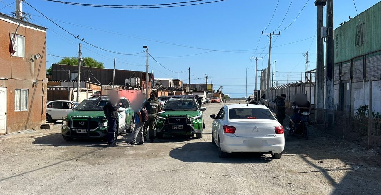 Ronda masiva de Carabineros termina con cinco detenidos y cientos de controles en Mejillones