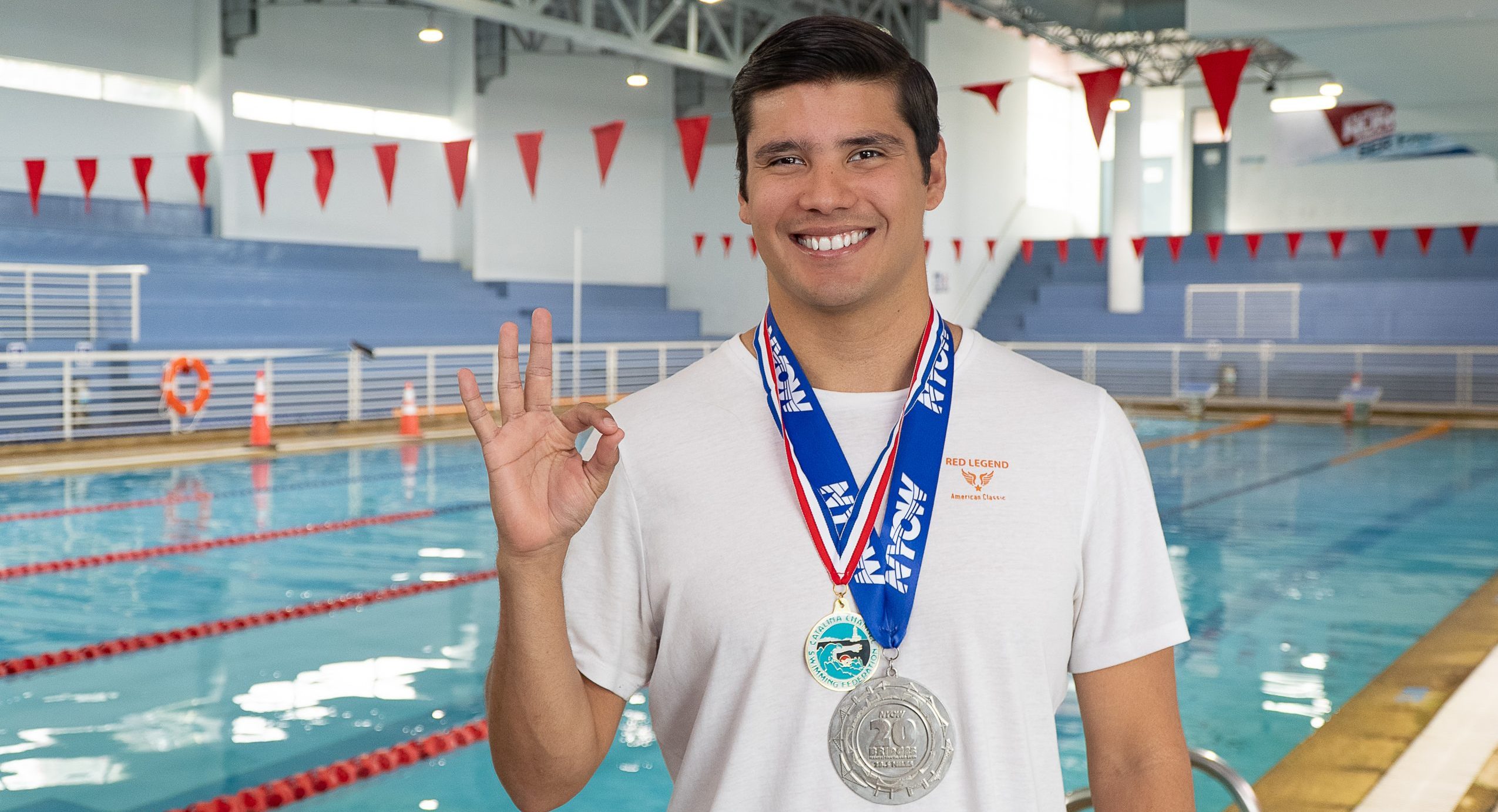 El orgullo de ser de Antofagasta: Antofagastino Sebastián González busca hacer historia mundial en aguas abiertas