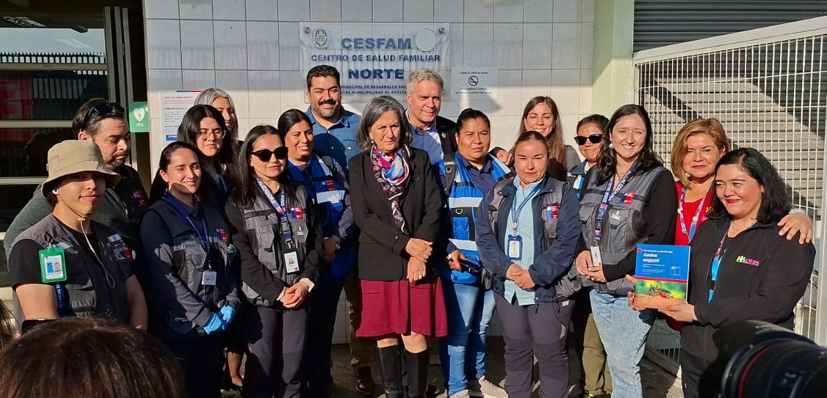Ministra de Salud inspecciona el «epicentro» del mosquito del Dengue en Antofagasta y consolida red de vigilancia 24/7