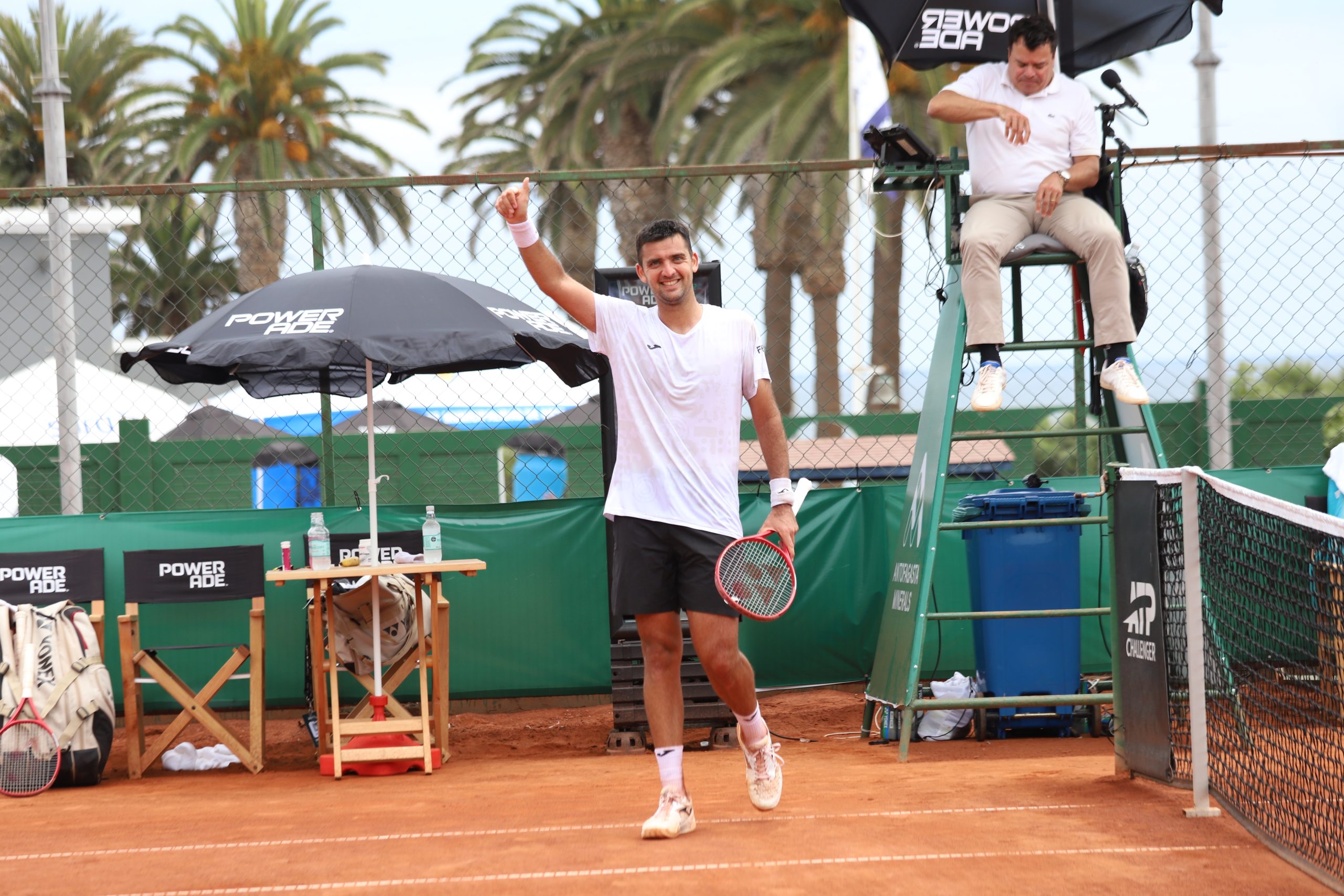 Challenger Ciudad de Antofagasta se consolida en el circuito ATP con Tomás Barrios, partidos nocturnos y entradas gratuitas